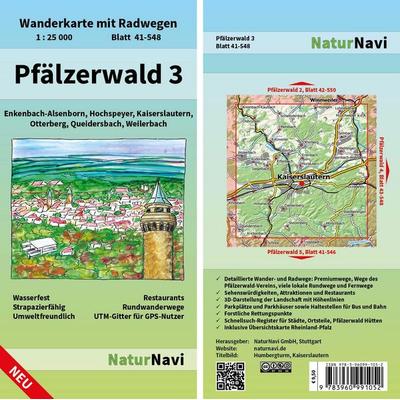 Pfälzerwald 3, Sonstige von , Naturnavi, 978-3-96099-105-2