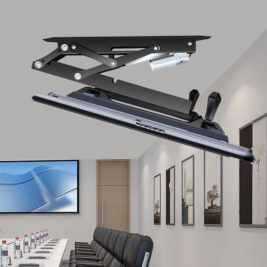 Motorisierte TV-Halterung - TV-Lift für die Decke - Versteckter TV - Zweifache Bedienung - Für Fernseher von 32 bis 70 Zoll - Schwarz