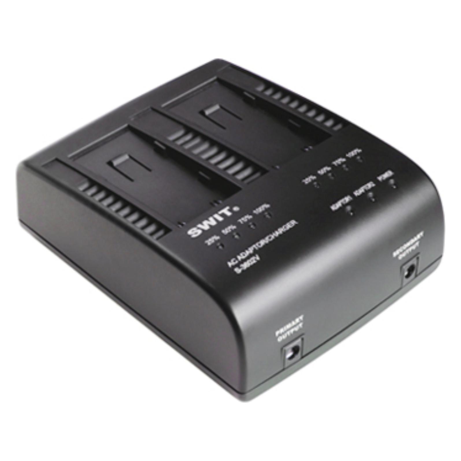 Swit S-3602V | 2x2A DV charger compatible to JVC BN-VF series (Kamera Akku Ladegerät) (S-3602V)