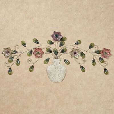 Touch of Class Adelaide Floral Wall Sculpture Multi Pastel , Multi Pastel