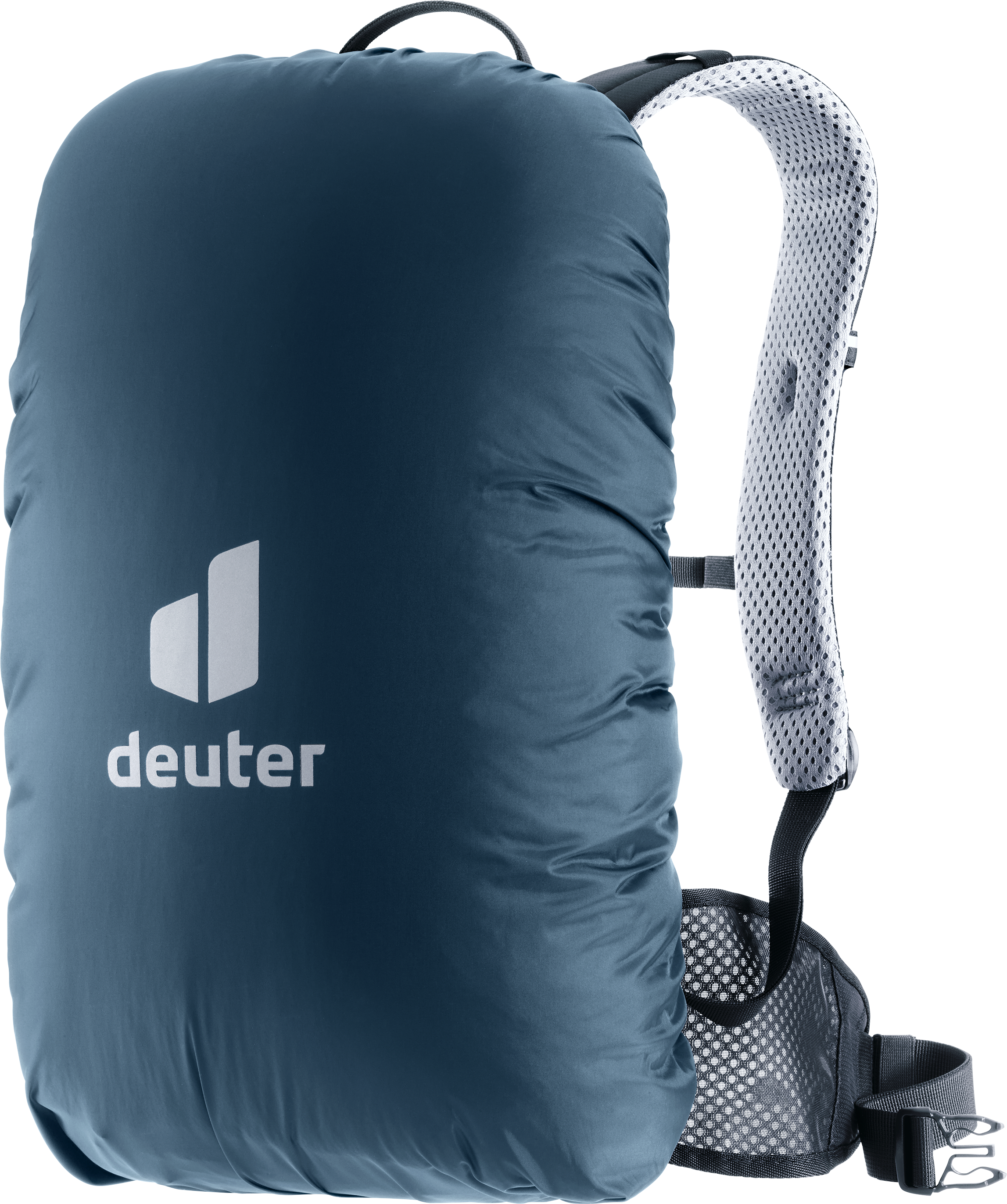 Rucksack-Regenschutz DEUTER "Raincover Mini 12-22 L", blau (ara), Regenschutz, Kunststoff, Rucksack-Regenschutz, mit PU-Beschichtung, wasserdicht, reflektierende Elemente ara Einheitsgröße