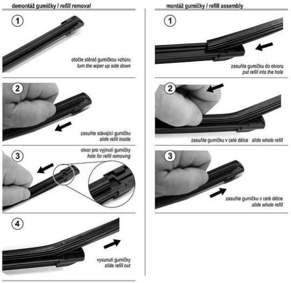 Compass Accessories 10175 Wiper Blade Rubber