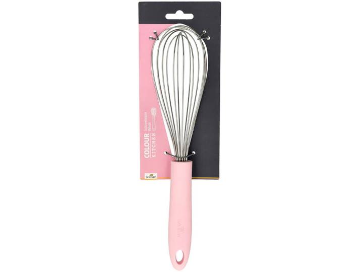 Birkmann Schneebesen Bake rosa Edelstahl B 9.5 cm