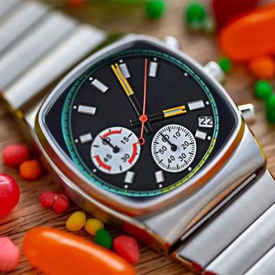 Inspired Finds CILOA Elegant Automatic Mechanical Watch For Men Waterproof Luxury Leather Business Wristwatch black