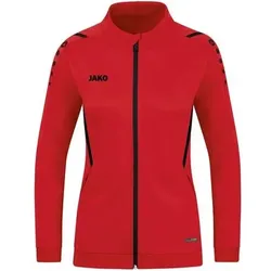 JAKO Damen Polyesterjacke Challenge, Größe 34 in Rot Rot