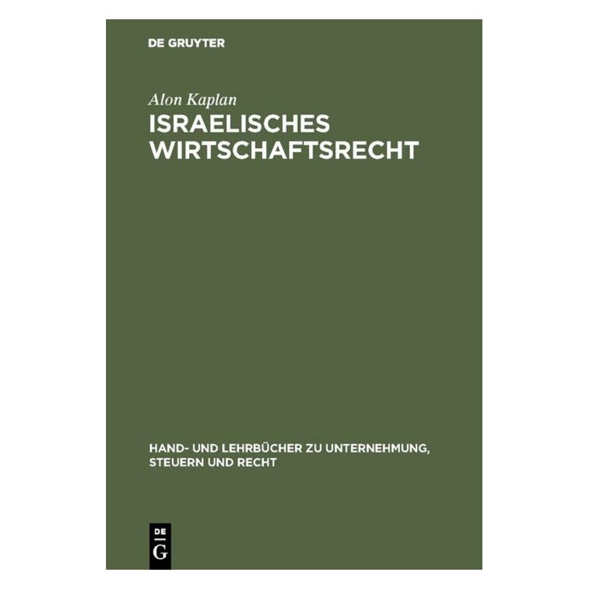 De Gruyter Israelisches Wirtschaftsrecht (67828028)