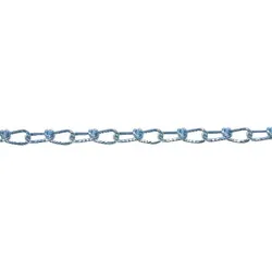 Knotenkette, DIN 5686, galvanisch verzinkt 2,2mm Bundware 30m