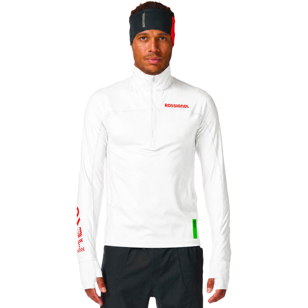 Rossignol Skiwear Herren Skishirt HERO HALF ZIP white - M
