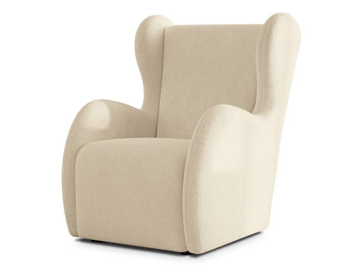 SESSEL MASTI Polstersessel Loungesessel ergonomisch, Creme