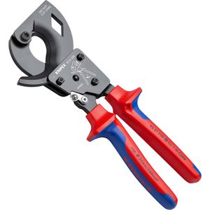 Knipex Kabelschneider 95 31 250, bis 32 mm Kabel-Ø, Ratschenprinzip, Länge 250 mm