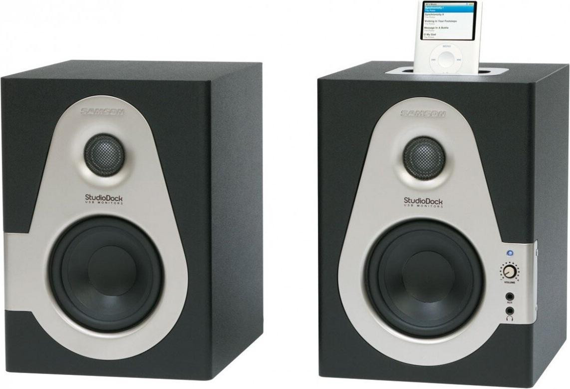 Samson Studio DOCK 4I luidersysteem met Apple dockingstation, 40 Watt RMS en USB 2.0 met oplaadfunctie