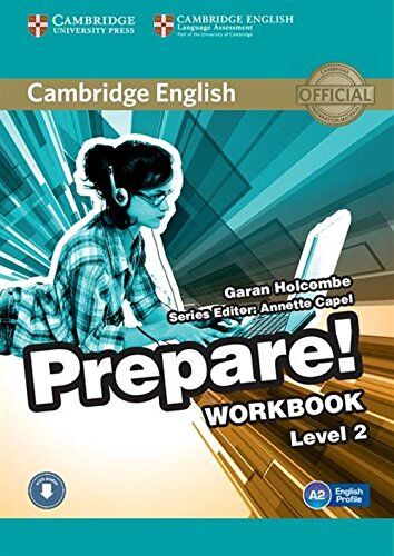 Garan Holcombe - Cambridge English Prepare! Level 2 Workbook with Audio - Preis vom 04.10.2026 03:51:26 h