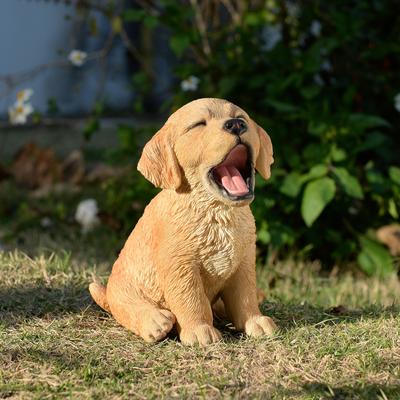 Hi-Line Gift Ltd. Yawning Golden Retriever (Hi-Line Exclusive)