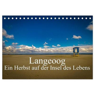 Langeoog – Ein Herbst auf der Insel des Lebens (Tischkalender 2026 DIN A5 quer), CALVENDO Monatskalender