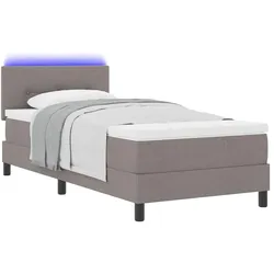 vidaXL, Boxspringbett, Bettmatratze (90 x 200 cm)