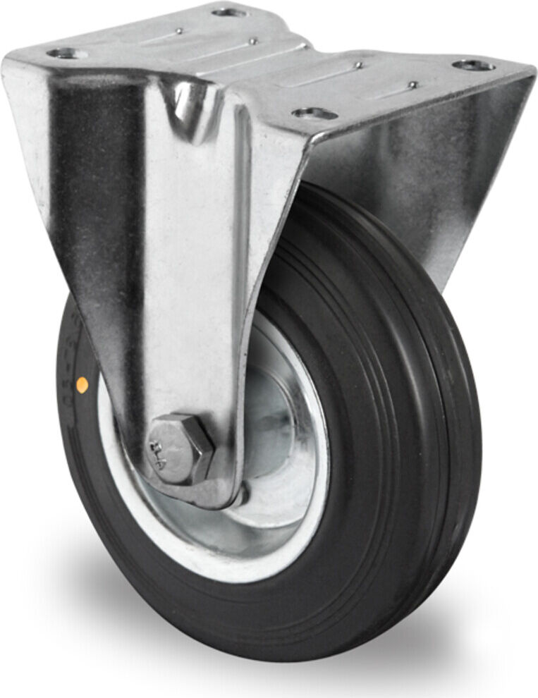CASCOO Bockrolle ø 100 mm Serie SWS4 (el. leitfähig) Rollenlager (FBP22W0100SWS4R0NE)