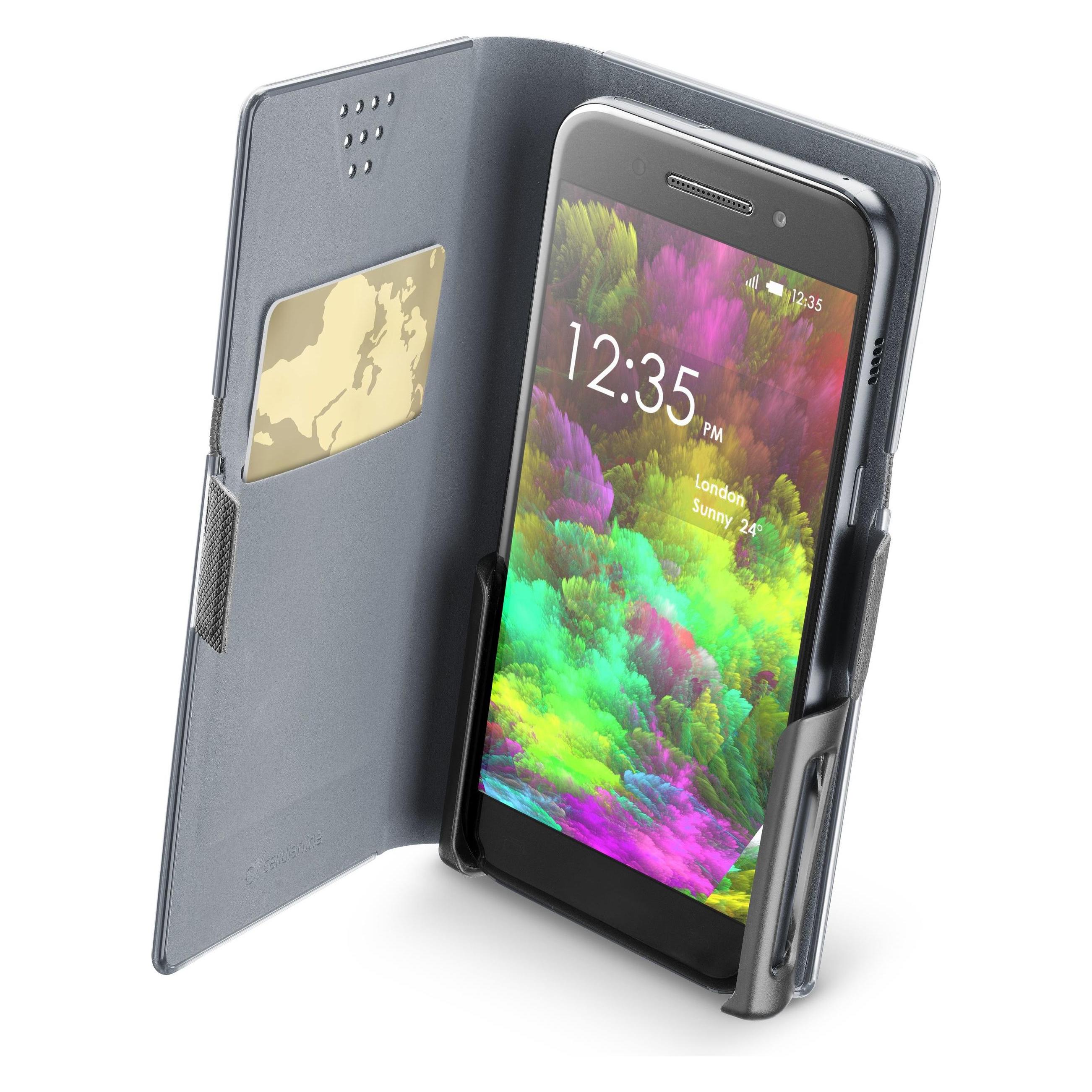 Cellularline Slide & Click - L: (Misure max telefono: 90mm * 170mm) (Universal) (SLIDECLICK4XK)
