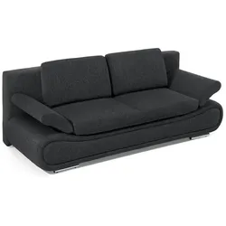 Schlafsofa Verdena Stoff Grau Anthrazit