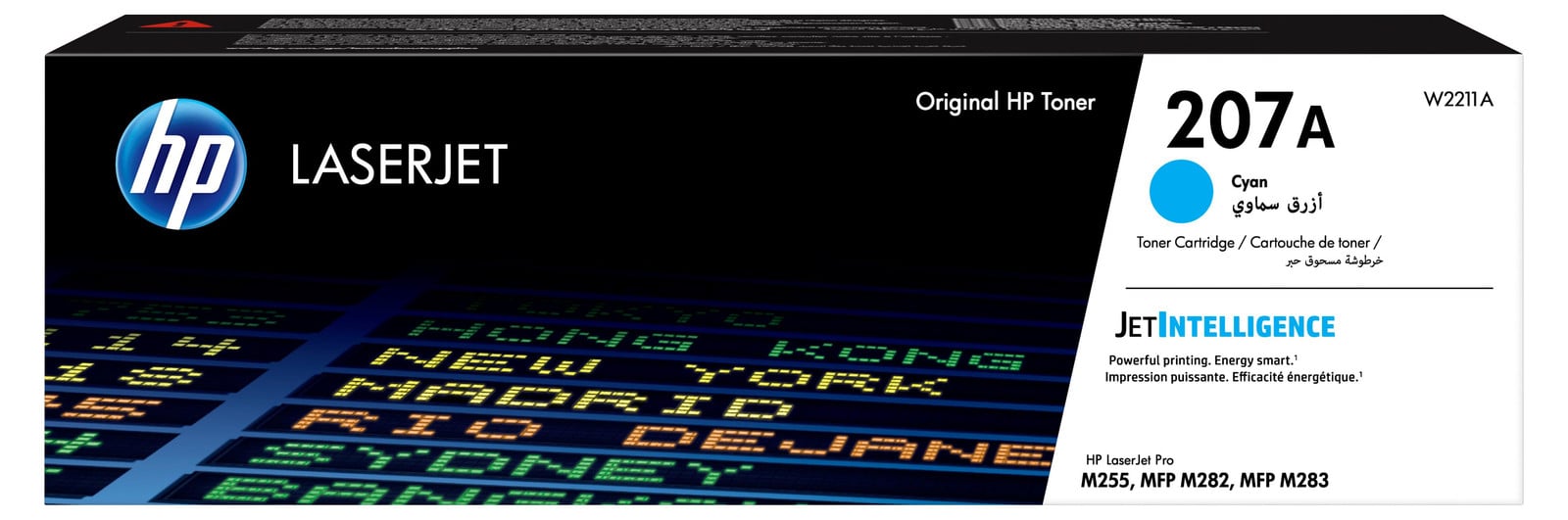 HP 207A Cyan Original Toner Cartridge voor HP Color LaserJet Pro M255 en MFP M282/M283 Printers