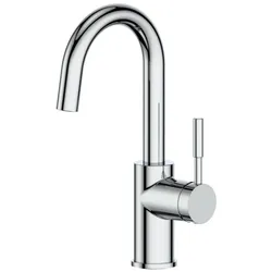 AqvaZone AqvaDesign Waschtischarmatur 024759750 chrom, rund, Hebel seitlich