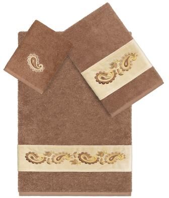 Authentic Hotel and Spa Turkish Cotton Mackenzie 3PC Towel Set