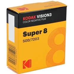 KODAK Vision3 50D 8mm für Super 8 Schmalfilmkameras Farbnegativfilm