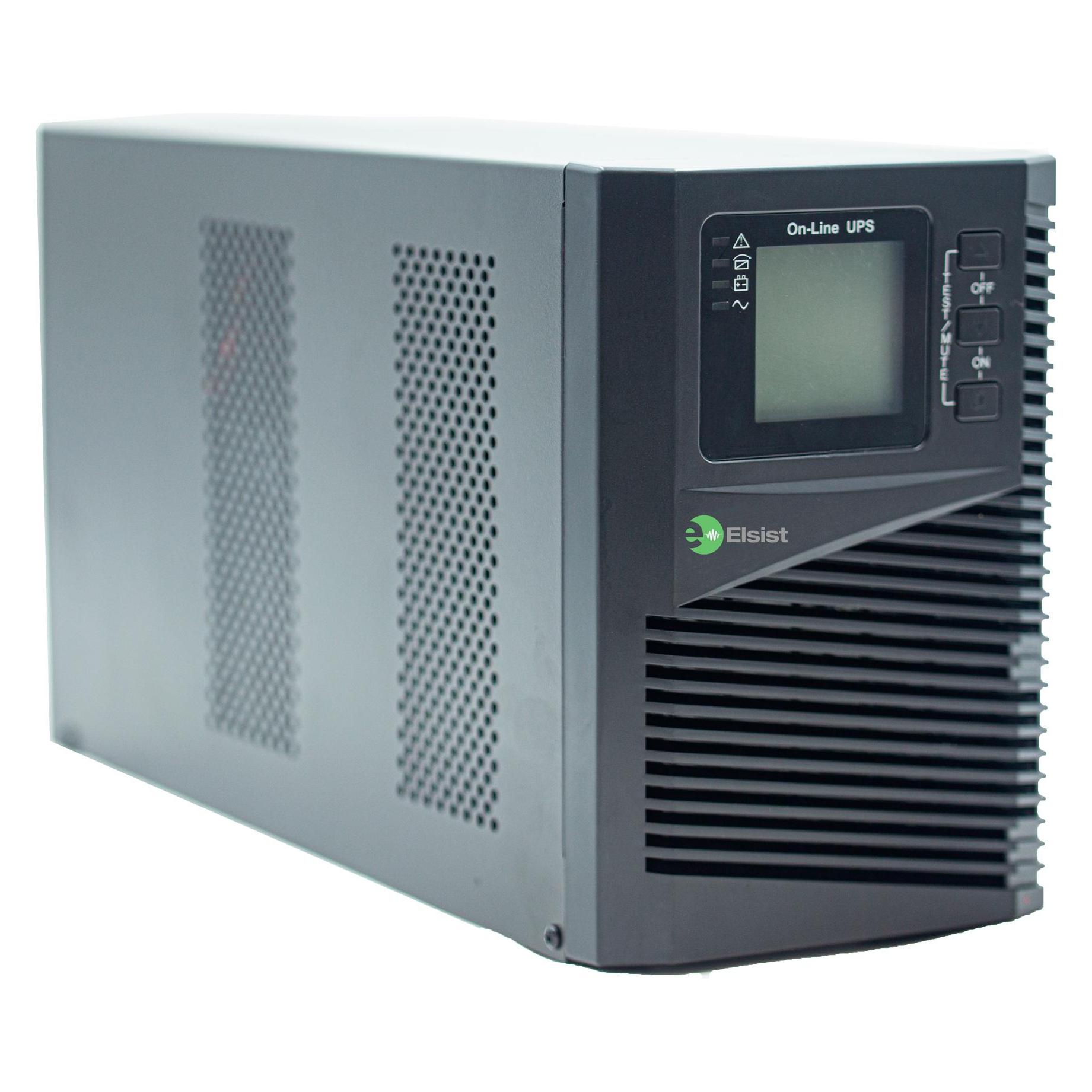 Elsist MISSION 3000 Doppelwandler (online) 3 kVA 2400 W (3000 VA, 2700 W, Online-Doppelwandler USV) (MISSION3000)