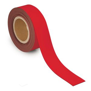 Maul Magnetband 65249, rot, Kennzeichnungsband, 1mm Stärke, 50 mm x 10 m