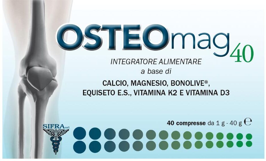 SIFRA Srl Osteomag 40, 40 Compresse