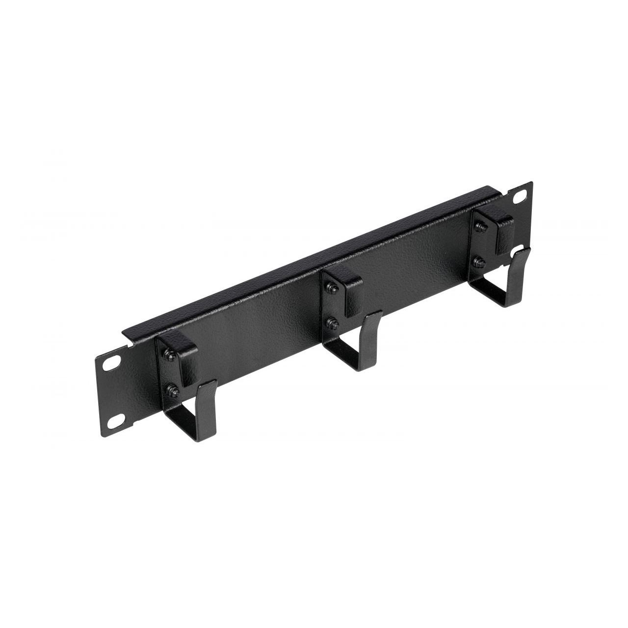 Equip 10" Kabeldurchführung mit Ringeinsatz, 1U schwarz