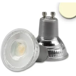 ISOLED LED Strahler prismatisch, GU10, 5W 3000K 430lm 899cd 45°, CRi >90, dimmbar, teilsatiniert ISO-113976