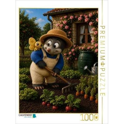 CALVENDO Puzzle Frühlingszauber im Gemüsegarten | 1000 Teile Lege-Größe 64x48cm Foto-Puzzle für glückliche Stunden