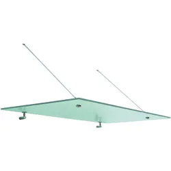Längle Glas-System, Möbelausstattung, Längle AL-Sky Light Beschlags-Set Befestigungszubehör für Glasvordach Edelstahl (1 Stk.)