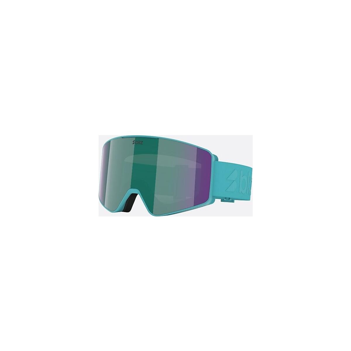 Bliz G001S matte turquoise/brown w green multi (04 00) 0ZG8009-04 00