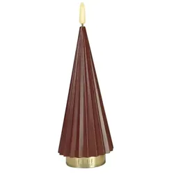 Elle Decoration Boreal S bordeaux LED Kerze 20 cm