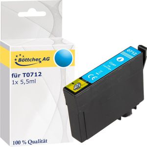 kompatibel für Epson T0712 cyan Druckerpatrone