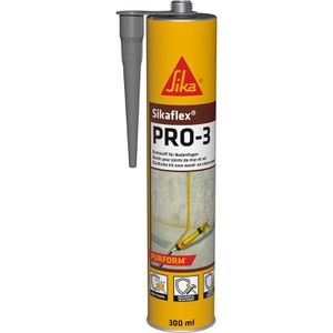 Sika Sika Dichtmasse  flex PRO 3, 300ml, für Bodenfugen, betongrau, innen & außen, wasserdicht