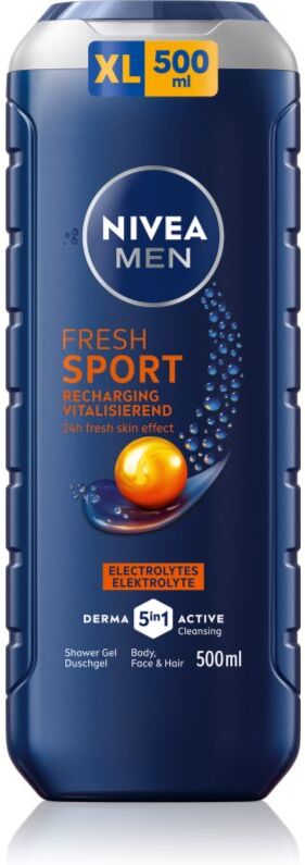 NIVEA MEN Fresh Sport shower gel with minerals M 500 ml