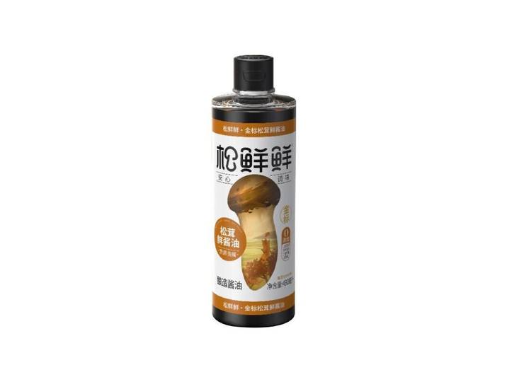 Songxianxian Gouden label sojasaus met verse matsutake-smaak 490 ml