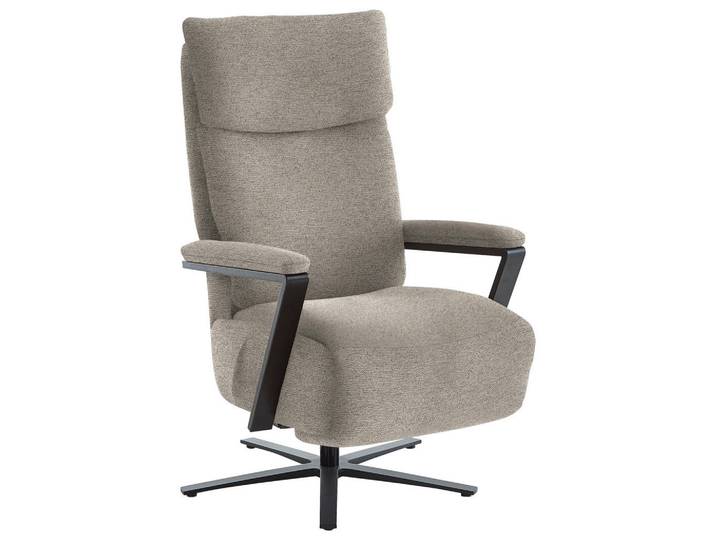 Cantus Relaxsessel, Beige, Metall, 68x117x85 cm, Fussart wählbar, Lederauswahl, Stoffauswahl, Relaxfunktion, Liegefunktion, gepolsterte Armlehnen, Wohnzimmer, Sessel, Relaxsessel