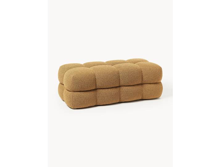 Banc rembourré en bouclette Ellie