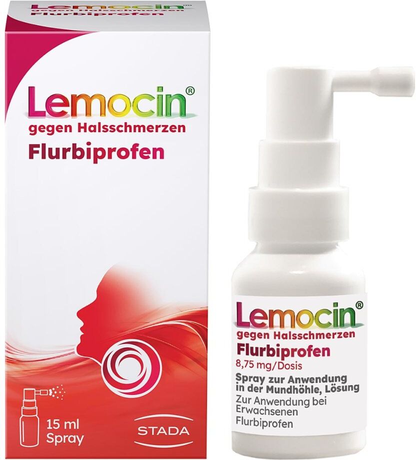 Lemocin Flurbiprofen Spray gegen Halsschmerzen 8,75mg/Dosis