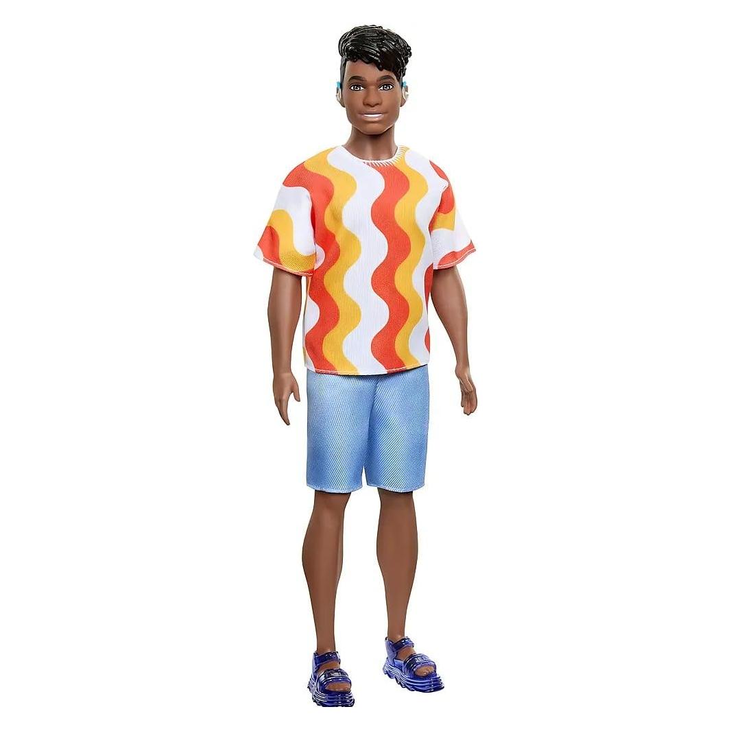 Barbie Fashionista Ken - Red and Orange Shirt (HRH23)