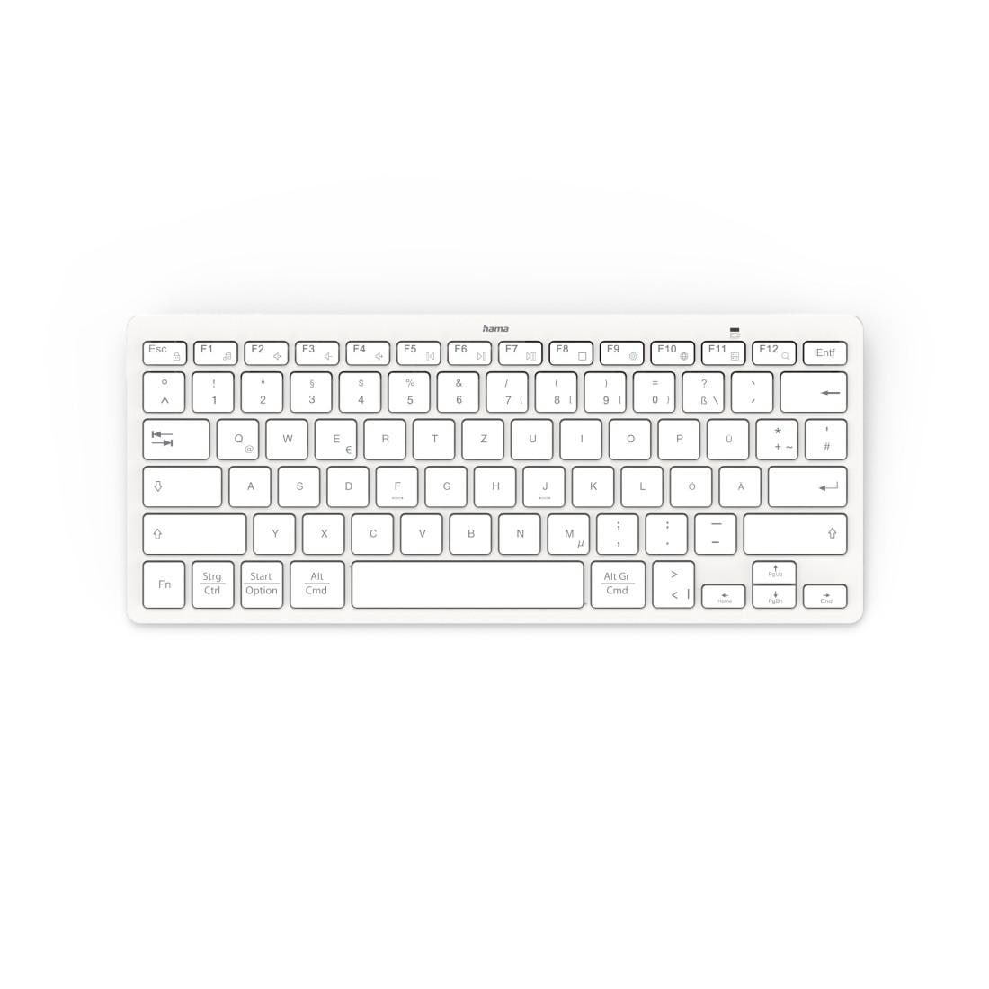 Hama 00125135 KEY4ALL X510 Tastatur kabellos, Schwarz