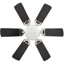 vidaXL Indenville (mit 6 Lamellen), Ventilator, Braun
