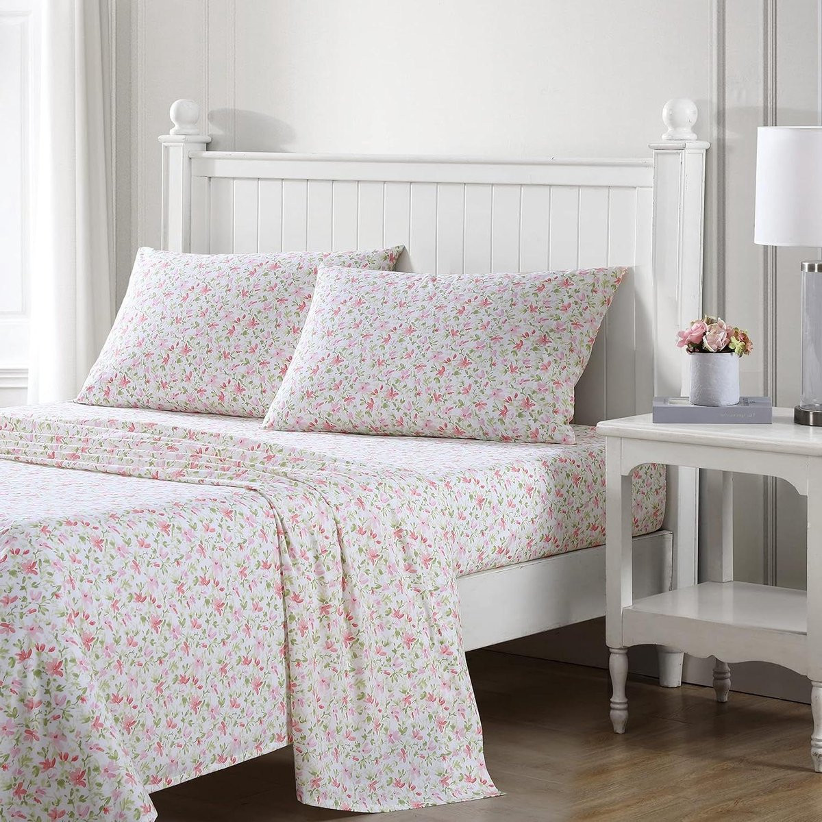Katoenen Lakenset Roze Twin Maat