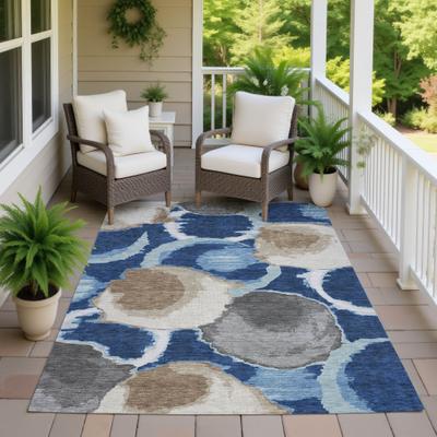 Addison Rugs Machine Washable Indoor/ Outdoor Abstract Chandler Chantille Rug
