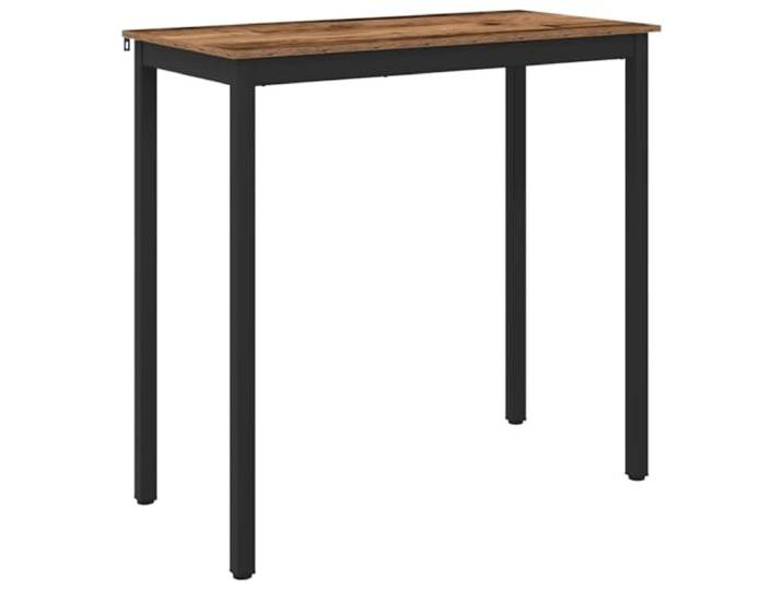 GHVBNMF Stehtisch Bartisch aus Holzwerkstoff Metall 110x55x105 cm Schlanker Bistrotisch für Küche und Esszimmer. Platzsparender Bartisch mit stabilem Metallgestell für Mahlzeiten.