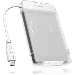 ICY BOX Ext. HDD-Gehäuse, 1x SATA 2,5" zu 1x USB 3.0 Type-C, inklusive Schutzbox
