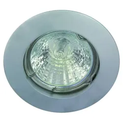 Rutec ALU55849 Aluminium-Druckguss Einbau- strahler chrommatt starr für MR16